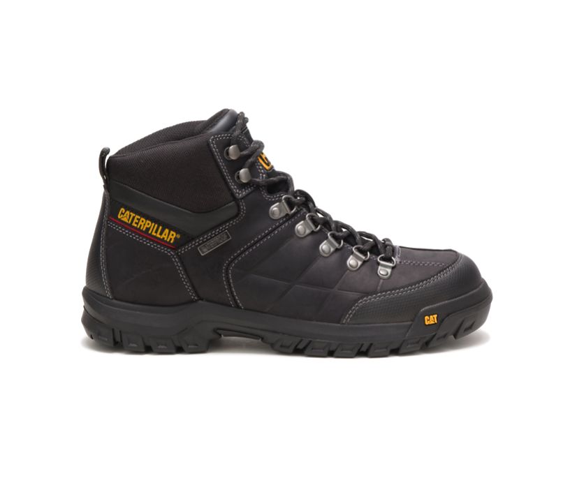 Caterpillar Threshold Waterproof Argentina - Botines De Seguridad Hombre Negras ( 504-BVNCXP )